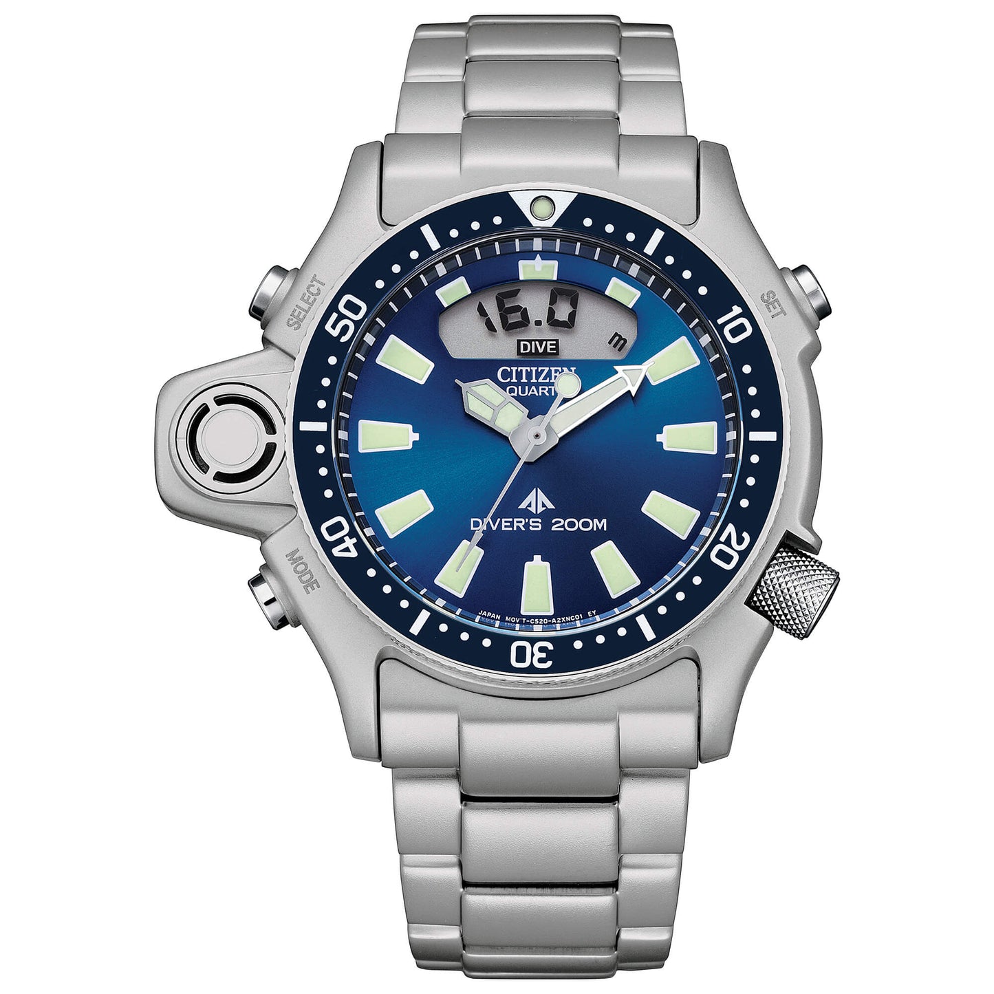 Orologio Citizen Aqualand I Diver's professionale certificato ISO 6425